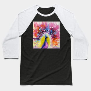 Peacock Baseball T-Shirt